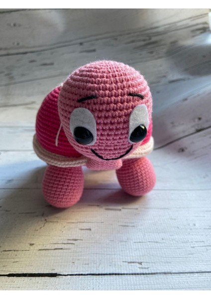 Elite Amigurumi Oyuncak Kaplumbağa Tospik 15X15 cm 1 Adet