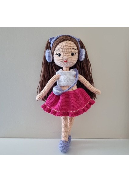 Amigurumi Melodiya Bebek Örgü Oyuncak 1 Adet