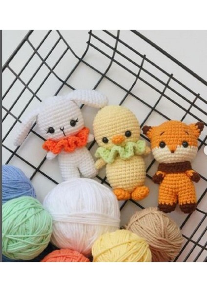 Minik Sağlıklı Amigurumi Oyuncaklar 1 Adet