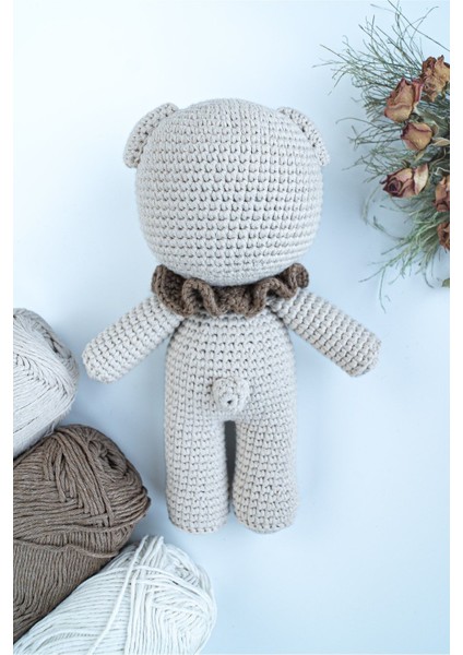 Uyku Arkadaşı Ayıcık Oyuncak, Amigurumi Bebek, Uyku Arkadaşı, Örge Bebek Oyuncak 1 Adet