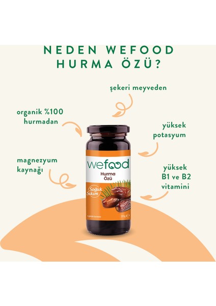 Hurma Özü 315 gr (Soğuk Sıkım) 8682392174952