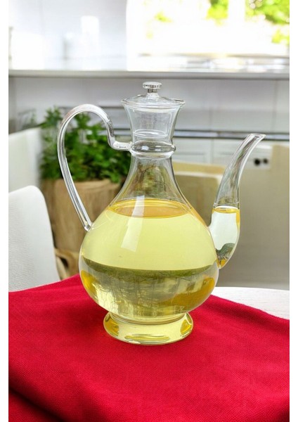 Efsane Glorry Borosilikat Isıya Dayanıklı Cam 700 ml Yağlık