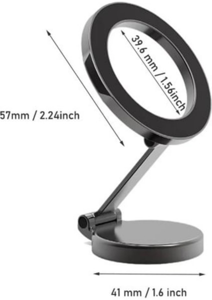 Araç Içi Katlanabilir Magsafe ile Uyumlu 360° Dönebilen Manyetik Telefon Tutucu H800 fiyatları