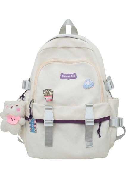 Büyük Kapasiteli Okul Kızlar Küçük Taze Sırt Kız Arkadaşları Sevimli Kampüs Ortaokul Öğrencisi Sırt Çantası (Yurt Dışından)