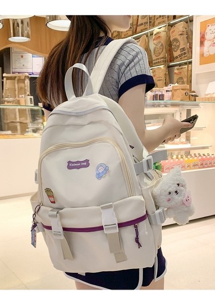 Büyük Kapasiteli Okul Kızlar Küçük Taze Sırt Kız Arkadaşları Sevimli Kampüs Ortaokul Öğrencisi Sırt Çantası (Yurt Dışından) fırsatları