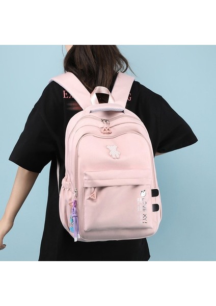 Okul Kadın Ortaokul Öğrencileri Büyük Kapasiteli Sırt Kızlar Koleji Rüzgar Seyahat Sırt Kadın Yaz Çanta (Yurt Dışından) fırsatları