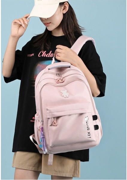 Okul Kadın Ortaokul Öğrencileri Büyük Kapasiteli Sırt Kızlar Koleji Rüzgar Seyahat Sırt Kadın Yaz Çanta (Yurt Dışından) indirimleri