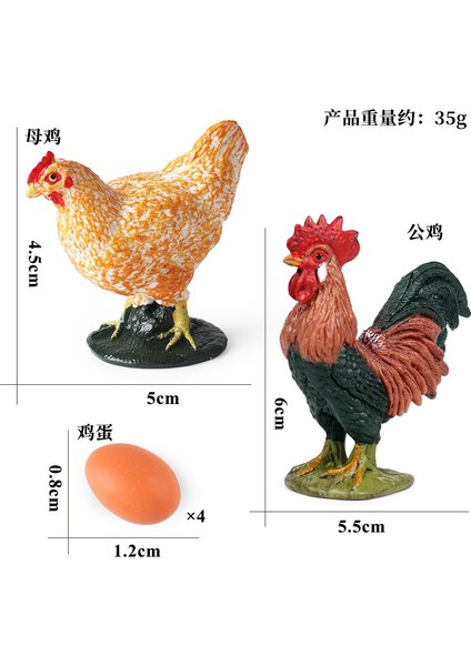 Simülasyon Hayvan Modeli Çiftlik Seti (Yurt Dışından)