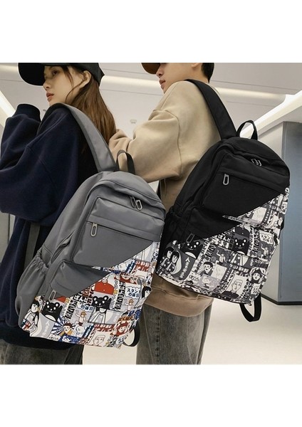 Grafiti Okul Kadın Ortaokul Lise Öğrencisi Erkek Büyük Kapasiteli Mori Sırt Çantası (Yurt Dışından) fırsatları