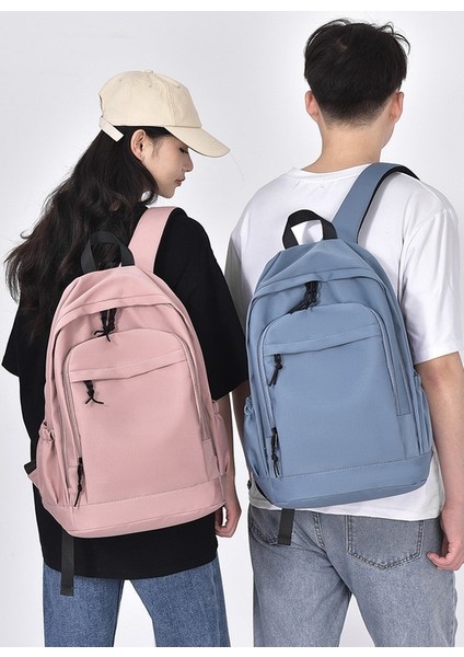 Sırt Y Sırt Çift Sırt Ortaokul Öğrencisi Kolej Okul Büyük Kapasiteli Çanta (Yurt Dışından) modelleri