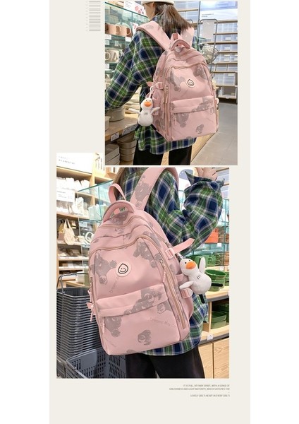 Okul Çantası Bayan Üniversite Öğrencisi 2023 Yeni Ilkokul Öğrencisi Lise Öğrencisi Sırt Çantası (Yurt Dışından) modelleri