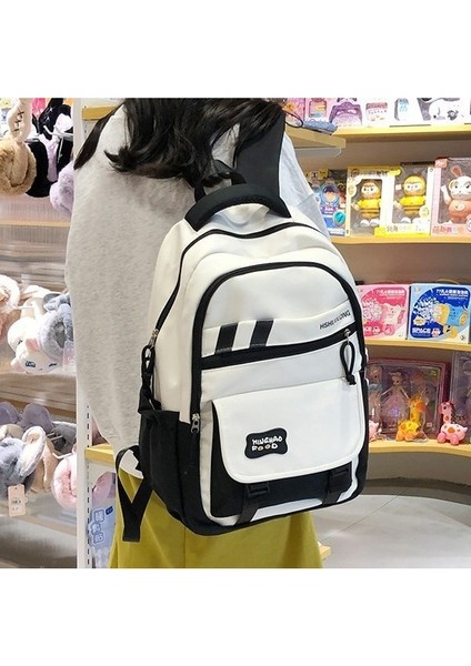 Kore Versiyonu Küçük Taze Moda Basit Bayan Omuz Sırt Seyahat ve Eğlence Büyük Kapasiteli Öğrenci Okul Çantası (Yurt Dışından) fiyatları