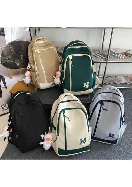 Büyük Kapasiteli Sırt Üniversite Öğrencileri Kampüs Okul Kadın Lise Sırt Erkek Sırt Çantası (Yurt Dışından) indirimleri