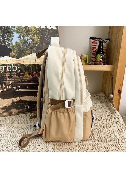 Sırt Çantası Kadın 2023 Yeni Trendy Seyahat Oxford Kumaş Sırt Çantası Kadın Çok Yönlü Moda Tuval Büyük Kapasiteli Okul Çantası (Yurt Dışından) modelleri