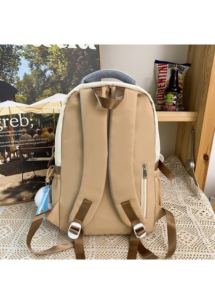 Sırt Çantası Kadın 2023 Yeni Trendy Seyahat Oxford Kumaş Sırt Çantası Kadın Çok Yönlü Moda Tuval Büyük Kapasiteli Okul Çantası (Yurt Dışından) fırsatları