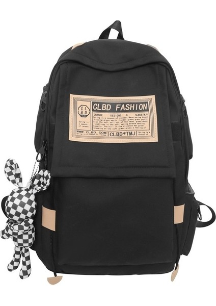 Japon Açık Hava Seyahat Dubleks Niş Tasarım Büyük Kapasiteli Aşınmaya Dayanıklı Ortaokul Lise Öğrenci Kitap Kolye Ile Çanta (Yurt Dışından)