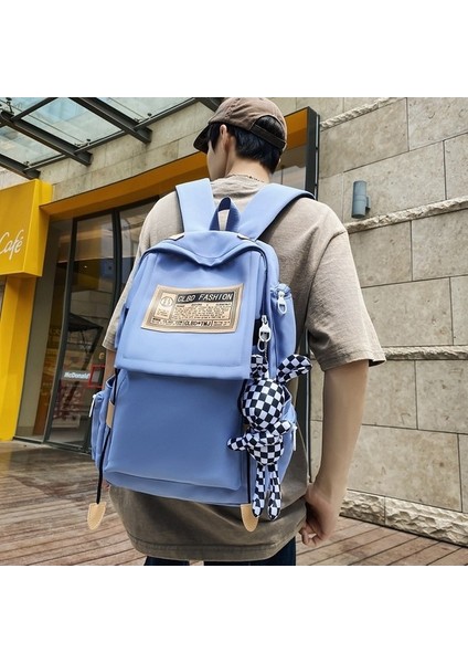 Japon Açık Hava Seyahat Dubleks Niş Tasarım Büyük Kapasiteli Aşınmaya Dayanıklı Ortaokul Lise Öğrenci Kitap Kolye Ile Çanta (Yurt Dışından) fırsatları