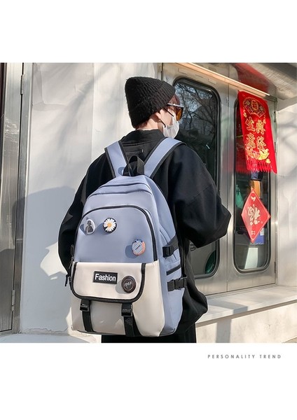 Erkek Üniversite Öğrencileri Için Okul Lise Öğrencisi Sırt Kadın Ortaokul Öğrencisi Büyük Kapasiteli Seyahat Için ve Çok Yönlü Sırt Çantası (Yurt Dışından) fiyatları