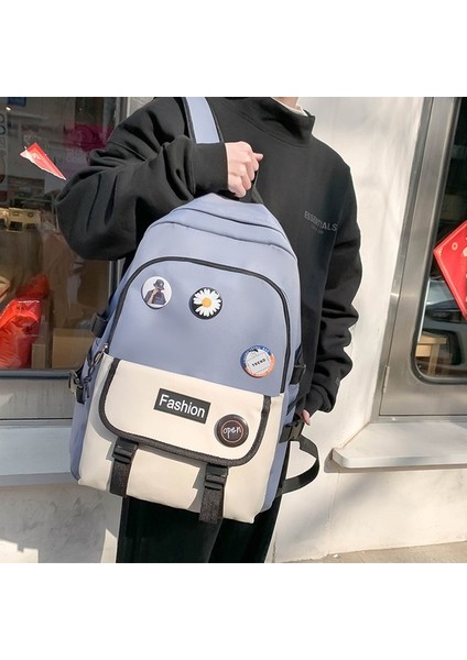 Erkek Üniversite Öğrencileri Için Okul Lise Öğrencisi Sırt Kadın Ortaokul Öğrencisi Büyük Kapasiteli Seyahat Için ve Çok Yönlü Sırt Çantası (Yurt Dışından) fırsatları