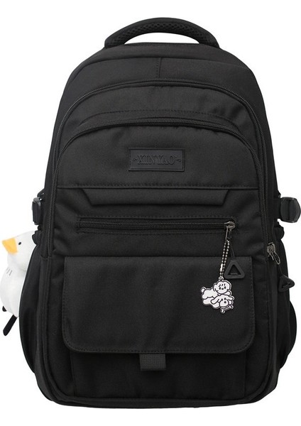 Sırt Çantası Kadın Basit Büyük Kapasiteli Seyahat Sırt Çantası Erkek Ortaokul Öğrencileri Için Yüksek Kali Gündelik Okul Çantası (Yurt Dışından)