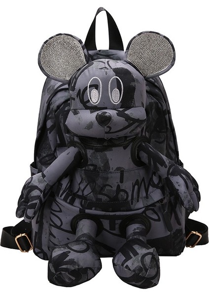 Çanta Kadın Sırt Çantası Karikatür Sevimli Bebek 2023 Yeni Trendy Marka Büyük Kapasiteli Öğrenci Okul Çantası Seyahat Çantası (Yurt Dışından) fiyatları