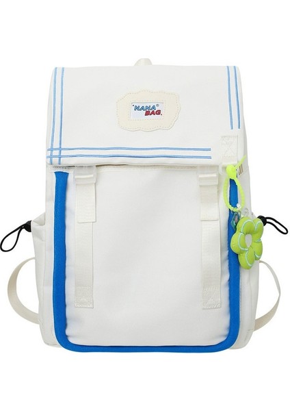 Taze Tatlı Sırt Kore Moda Gündelik Sırt Büyük Kapasiteli Ortaokul Öğrenci Okul Kolye Kolye Renk Çantası (Yurt Dışından)