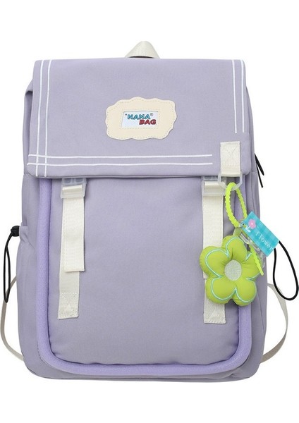 Taze Tatlı Sırt Kore Moda Gündelik Sırt Büyük Kapasiteli Ortaokul Öğrenci Okul Kolye Kolye Renk Çantası (Yurt Dışından) fiyatları