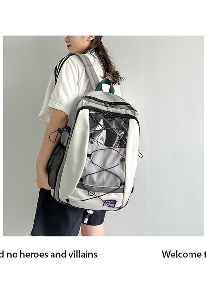 2023 Serin Moda Kişiselleştirilmiş Yeni Spor Sırt Çantası Seyahat Eğlence Büyük Kapasiteli Su Geçirmez Sırt Çantası Öğrenci Okul Çantası (Yurt Dışından) fırsatları