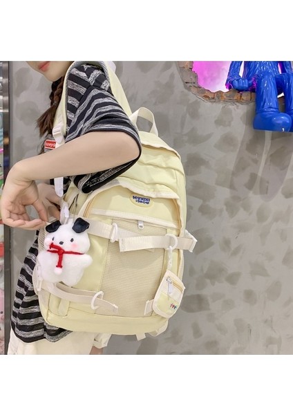 Öğrenci Okul Rahat Naylon Sırt Kadın Büyük Kapasiteli Rahat Sırt Çantası (Yurt Dışından) fırsatları