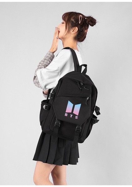 Zincir Sırt Çocuk Grubu Sırt Sevimli USB Şarj Çevre Çantası (Yurt Dışından) modelleri