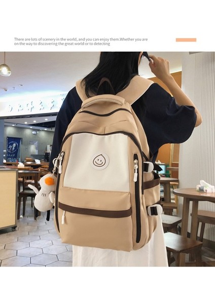 Sırt Erkek Büyük Kapasiteli Seyahat Sırt Kadın Ortaokul Öğrencisi Lise Üniversite Öğrencisi Okul Erkek Çantası (Yurt Dışından) fiyatları