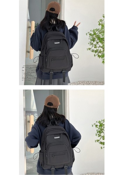 Okul Çantası Kadın Lise Öğrencisi Büyük Kapasiteli Seyahat Sırt Çantası Hafif ve Çok Yönlü Ortaokul Öğrencisi Sırt Çantası (Yurt Dışından) fırsatları