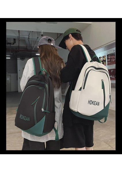 Çift Sırt Kişiselleştirilmiş Büyük Kapasiteli Kontrast Sırt Lise Ortaokul Üniversite Öğrencisi Okul Çantası (Yurt Dışından) fiyatları