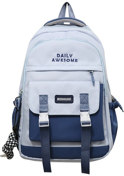 2023 Yeni Rahat Sırt Çantası Basit Büyük Kapasiteli Öğrenci Okul Çantası Açık Seyahat Seyahat Sırt Çantası (Yurt Dışından) fırsatları