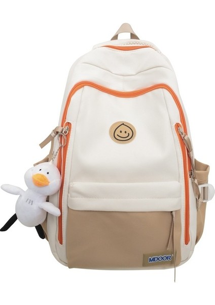 Ortaokul Öğrencileri Okul Kontrast Renk Sırt Kampüs Üniversite Öğrencileri Eğlence Seyahat Sırt Çantası (Yurt Dışından)