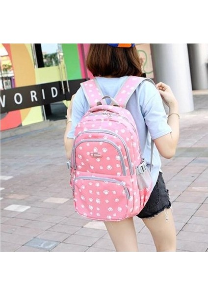 Kadınlar Kore Tarzı Sırt Çantası, Şeker Rengi Moda Öğrenci Sırt Çantası (Yurt Dışından) indirimleri