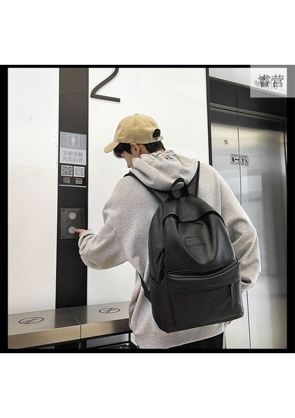 Omuzdan Askili Çanta Kadın Harajuku Kolej Okul Çantası Ortaokul Öğrencisi Kore Versiyonu Basit Düz Renk Büyük Kapasiteli Öğrenci Sırt Çantası (Yurt Dışından) modelleri