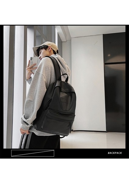 Omuzdan Askili Çanta Kadın Harajuku Kolej Okul Çantası Ortaokul Öğrencisi Kore Versiyonu Basit Düz Renk Büyük Kapasiteli Öğrenci Sırt Çantası (Yurt Dışından) indirimleri