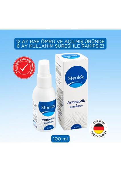 Antiseptik & Dezenfektan (Hipokloröz) 100 ml