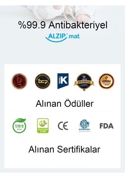 Elite Chezbit Bebek Oyun Matı / Antialerjik Çocuk Halısı 240X140/200X140 1.2cm 1 Adet