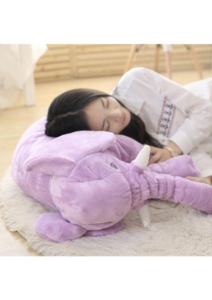 Elite Uyku Arkadaşım Yumuşacık Oyuncak Peluş Lila Uyku Fili 60 cm 1 Adet fiyatları