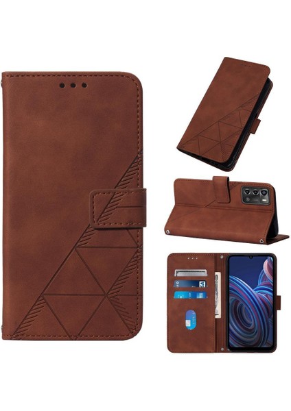 Zte Blade A72 Kılıf Tam Kaplar Deri Dokulu Kapaklı Cüzdan Standlı Kartvizitli Kopçalı Kapak Kartlıklı Uzun Askılı (Yurt Dışından) modelleri