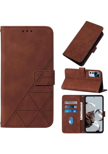 Xiaomi 12T/12T Pro 5g Kılıf Tam Kaplar Deri Dokulu Kapaklı Cüzdan Standlı Kartvizitli Kopçalı Kapak Kartlıklı Uzun Askılı (Yurt Dışından) modelleri