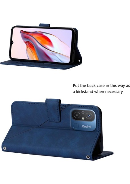Xiaomi Redmi 12C Kılıf Tam Kaplar Deri Dokulu Kapaklı Cüzdan Standlı Kartvizitli Kopçalı Kapak Kartlıklı Uzun Askılı (Yurt Dışından) indirimleri