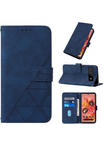 Google Pixel 6 5g Kılıf Tam Kaplar Deri Dokulu Kapaklı Cüzdan Standlı Kartvizitli Kopçalı Kapak Kartlıklı Uzun Askılı (Yurt Dışından) modelleri