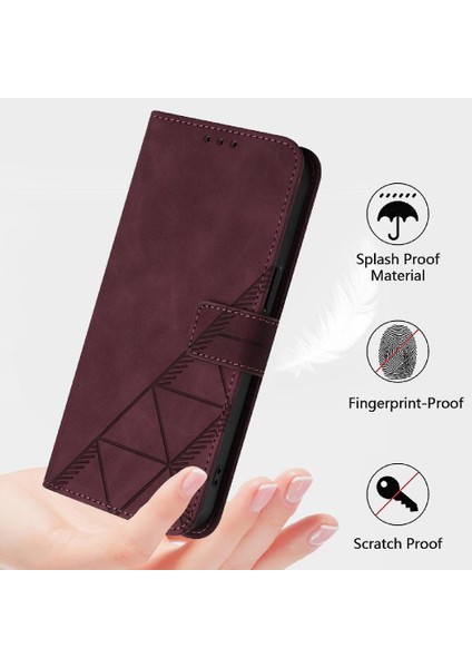 Honor 200 Smart 5g Kılıf Tam Kaplar Deri Dokulu Kapaklı Cüzdan Standlı Kartvizitli Kopçalı Kapak Kartlıklı Uzun Askılı (Yurt Dışından)