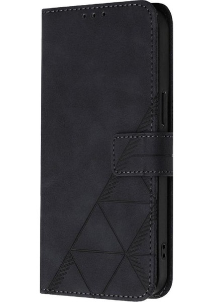 Xiaomi 15 Pro Kılıf Tam Kaplar Deri Dokulu Kapaklı Cüzdan Standlı Kartvizitli Kopçalı Kapak Kartlıklı Uzun Askılı (Yurt Dışından)