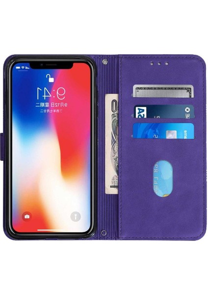 iPhone X/xs Kılıf Tam Kaplar Deri Dokulu Kapaklı Cüzdan Standlı Kartvizitli Kopçalı Kapak Kartlıklı Uzun Askılı (Yurt Dışından) indirimleri