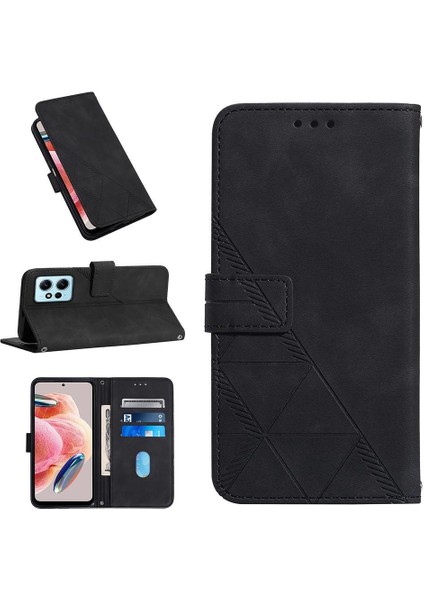 Xiaomi Redmi Note 12 4g Kılıf Tam Kaplar Deri Dokulu Kapaklı Cüzdan Standlı Kartvizitli Kopçalı Kapak Kartlıklı Uzun Askılı (Yurt Dışından) modelleri
