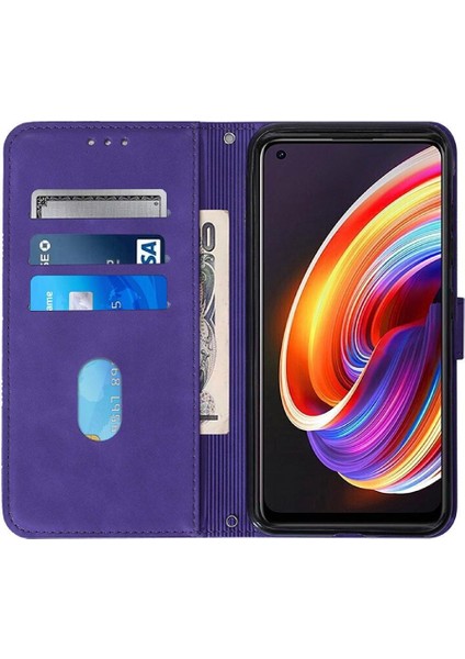 Realme 7 5g Kılıf Tam Kaplar Deri Dokulu Kapaklı Cüzdan Standlı Kartvizitli Kopçalı Kapak Kartlıklı Uzun Askılı (Yurt Dışından) indirimleri